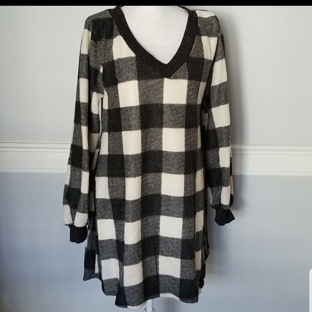 Saints and Hearts Buffalo Check Tunic